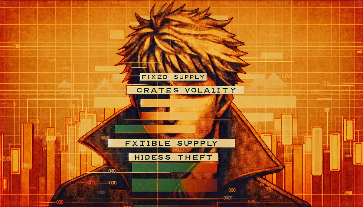 Fixed Supply Creates Volatility. Flexible Supply Hides Theft.